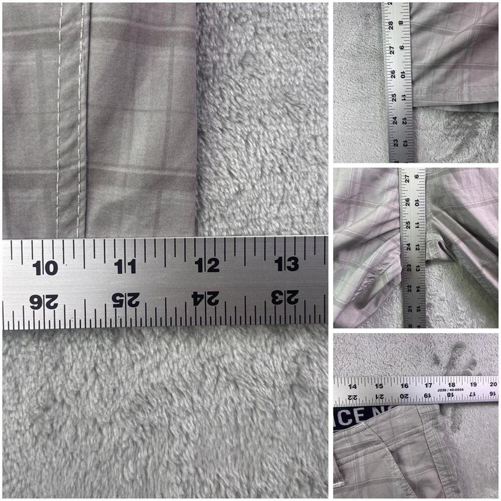 No Fear Performance Shorts Mens 34 Plaid Cargo Skater Skateboard Y2K - Picture 3 of 7